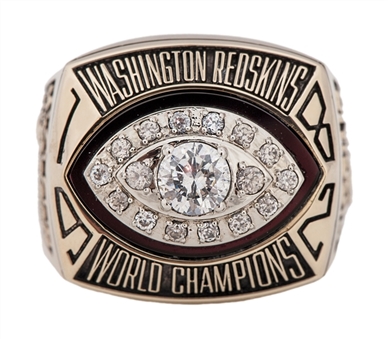1982 Washington Redskins Super Bowl Championship Salesmans Sample Ring - John Riggins